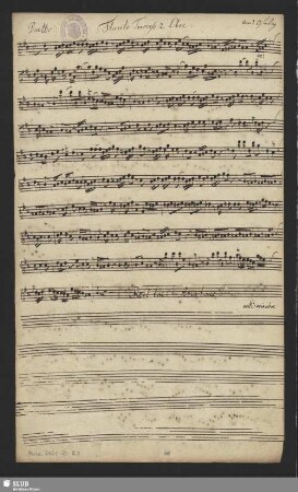 Flauto traverso 2 / Oboe 2.