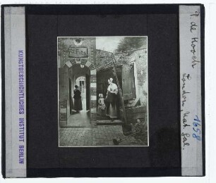 Hooch, Hinterhof eines Hauses in Delft (London, NG835)