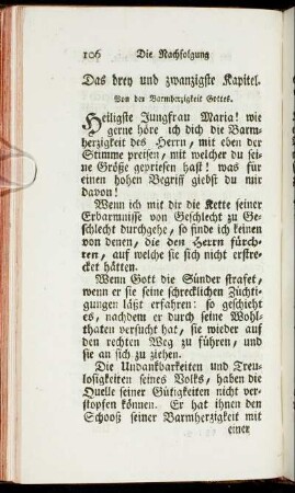 Das drey und zwanzigste Kapitel. - Das neun und zwanzigste Kapitel.
