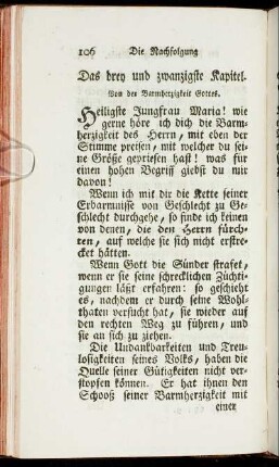 Das drey und zwanzigste Kapitel. - Das neun und zwanzigste Kapitel.