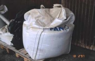 Fotografie: Lagertechnik, Lagerung, Big Bag