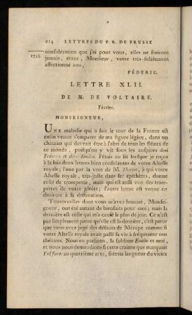 214-228, Lettre XLII.-XLIII.