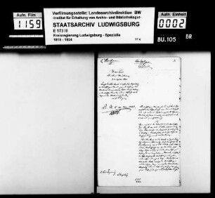 Amtspfleger, Oberamt Maulbronn