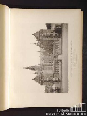 Architektonische Studienblätter. Serie III, No. 16. Schloss Frederiksborg. Hilleröd bei Kopenhagen.