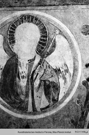 Gewölbedekoration : Ausmalung der Galerien : Wimpergarkaden und westliche Apostelgruppe