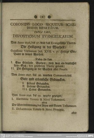 Coronidis Loco Sequitur Schesiasma Bipartitum