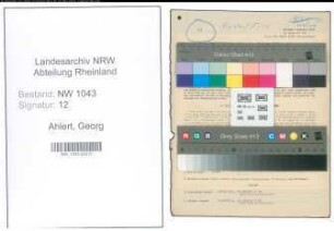 Entnazifizierung Georg Ahlert , geb. 13.01.1894 (Mueller)