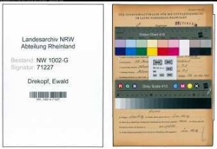 Entnazifizierung Ewald Drekopf, geb. 25.01.1900 (Angestellter)