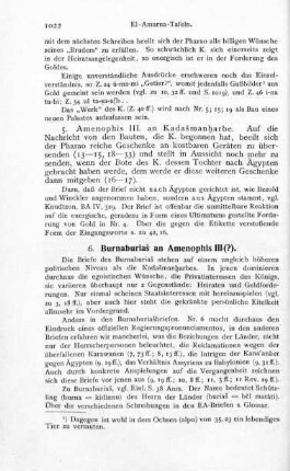 5. Amenophis III. an Kadašmanḫarbe