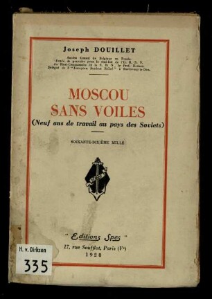 Moscou sans voiles.