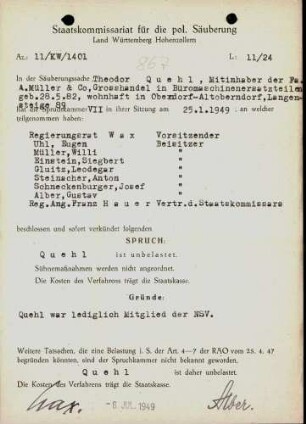 Quehl, Theodor