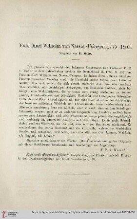 24: Fürst Karl Wilhelm von Nassau-Usingen, 1775-1803