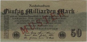 50 Milliarden Mark - Muster