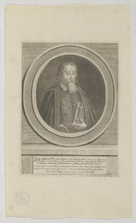 Bildnis des Salomon Glassius