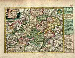 Der Fraenkische Creis ; mit Fleis verfertiget von Johann George Schreibern in Leipzig