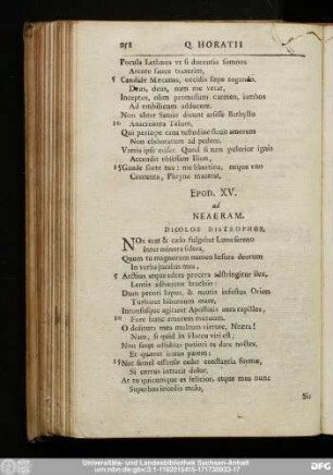 Epod. XV. ad Nearam.