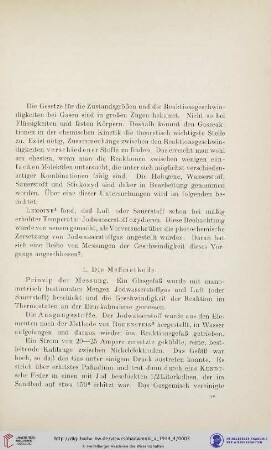 1. Die Meßmethode