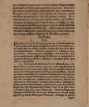 Brevis resolutio Tit. Inst. De Officio Ivdicis : aliquot thesibus inclusa