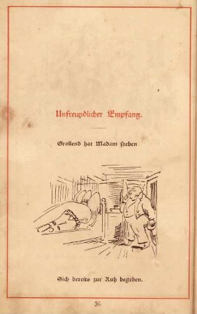 Unfreundlicher Empfang.