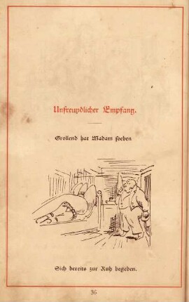 Unfreundlicher Empfang.