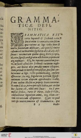 Grammaticae definition