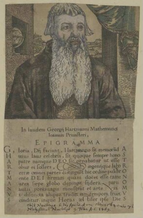 Bildnis des Georgius Hartmannus