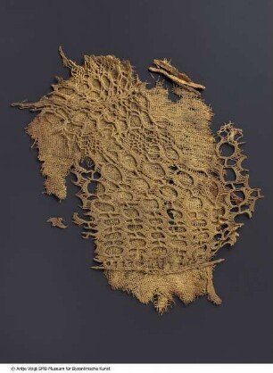 Fragment eines Haarnetzes