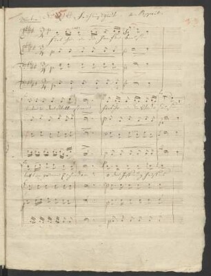 Frühlingsglaube; Coro maschile; E-Dur; KWV 7114/05