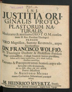 Iustitia Originalis Protoplastorum Naturalis