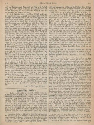 389-392 Literarische Notizen