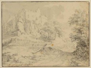 Schloss Bentheim, vorn ein Weg