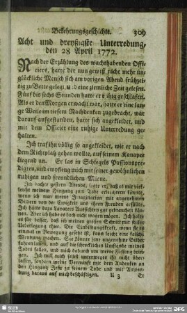 Acht und dreyßigste Unterredung, den 28 April 1772