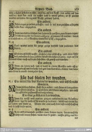 Für das bluten der Wunden