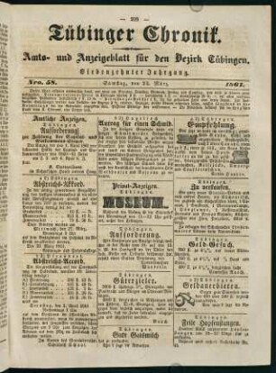 229-252, 23. März (Nr. 58) - 31. März (Nr. 63) - Nr. 60 fehlt