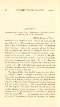 Letter V. Narrow grooves ...