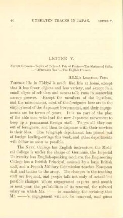 Letter V. Narrow grooves ...