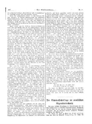 Die Schulaufsichtsfrage im preußischen Abgeordnetenhause : (Fortsetzung)