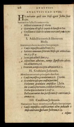 Analysis Cap. XVIII.