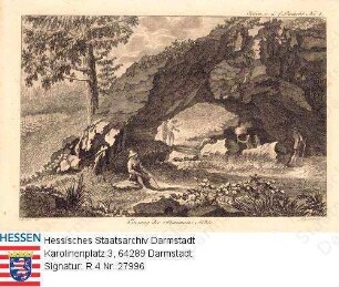 Schlesien, Eingang der Bauman's Höhle