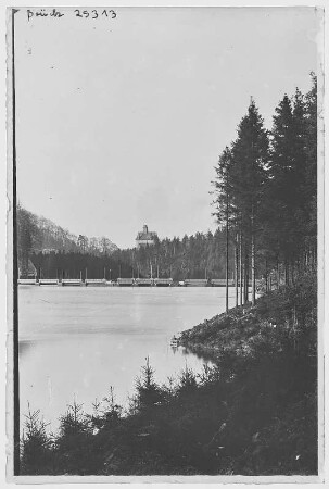 Kriebstein. Stausee und Burg