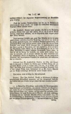 Im Reichs-Fürsten-Rath Montag den 23tenFebruar 1795. meldete am Directorial-Tisch stando in Circulo