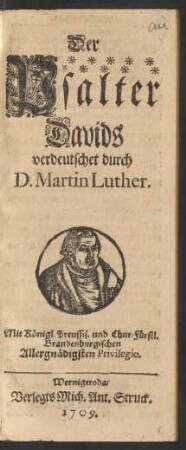 Der Psalter Davids