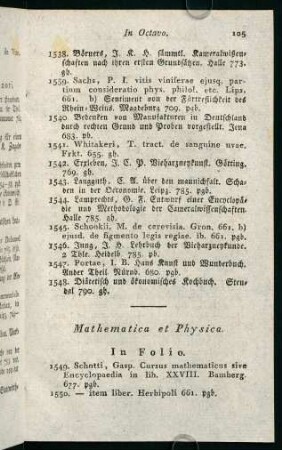 105-161, Mathematica et Physica