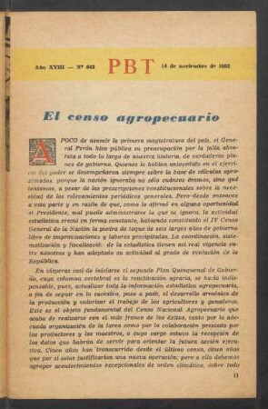 El censo agropecuario
