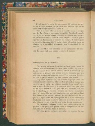 III. Conocimiento de sí mismo