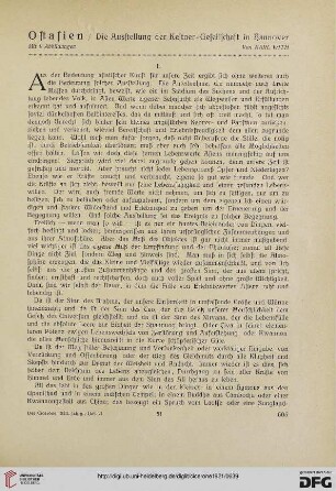 13.1921: Ostasien, 1 : die Ausstellung der Kestner-Gesellschaft in Hannover