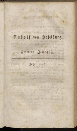 Zweiter Zeitraum. Jahr 1236