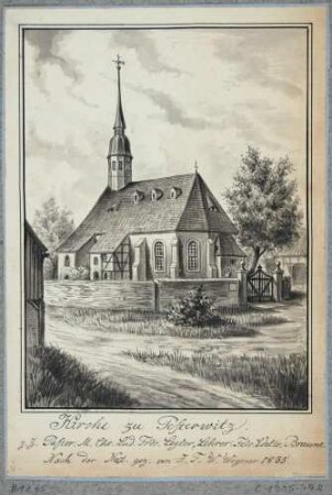 Die Kirche in Pesterwitz (Freital)