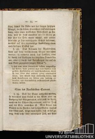 Säen des Runkelrüben-Samens.