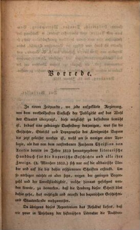 Repertorium der Geschichte, Statistik und Topographie des Königreichs Bayern : nebst ein. statist. Umrisse desselben